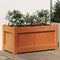 vidaXL - Plantenbak - 60x31x31 - cm - massief - grenenhout - wasbruin