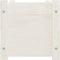 vidaXL - Plantenbak - 60x31x31 - cm - massief - grenenhout - wit