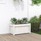 vidaXL - Plantenbak - 60x31x31 - cm - massief - grenenhout - wit