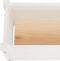 vidaXL - Plantenbak - 60x31x31 - cm - massief - grenenhout - wit