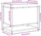 vidaXL - Plantenbak - 60x40x50 - cm - massief - douglashout