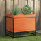 vidaXL - Plantenbak - 60x40x50 - cm - massief - grenenhout - wasbruin