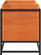 vidaXL - Plantenbak - 60x40x50 - cm - massief - grenenhout - wasbruin