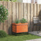 vidaXL - Plantenbak - 60x40x50 - cm - massief - grenenhout - wasbruin
