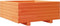 vidaXL - Plantenbak - 60x60x26,5 - cm - massief - grenenhout - wasbruin