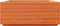 vidaXL - Plantenbak - 60x60x26,5 - cm - massief - grenenhout - wasbruin