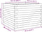vidaXL - Plantenbak - 60x60x45,5 - cm - geïmpregneerd - grenenhout