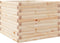 vidaXL - Plantenbak - 60x60x45,5 - cm - massief - grenenhout