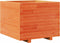 vidaXL - Plantenbak - 60x60x49,5 - cm - massief - grenenhout - wasbruin