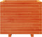 vidaXL - Plantenbak - 60x60x49,5 - cm - massief - grenenhout - wasbruin