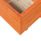 vidaXL - Plantenbak - 60x60x49,5 - cm - massief - grenenhout - wasbruin