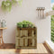 vidaXL - Plantenbak - 60x60x60 - cm - geïmpregneerd - grenenhout