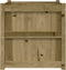vidaXL - Plantenbak - 60x60x60 - cm - geïmpregneerd - grenenhout