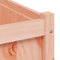 vidaXL - Plantenbak - 60x60x60 - cm - massief - douglashout