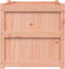 vidaXL - Plantenbak - 60x60x60 - cm - massief - douglashout