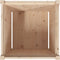 vidaXL - Plantenbak - 60x60x60 - cm - massief - grenenhout