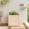 vidaXL - Plantenbak - 60x60x60 - cm - massief - grenenhout