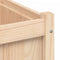 vidaXL - Plantenbak - 60x60x60 - cm - massief - grenenhout