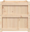 vidaXL - Plantenbak - 60x60x60 - cm - massief - grenenhout