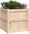 vidaXL - Plantenbak - 60x60x60 - cm - massief - grenenhout