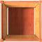 vidaXL - Plantenbak - 60x60x60 - cm - massief - grenenhout - wasbruin