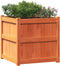 vidaXL - Plantenbak - 60x60x60 - cm - massief - grenenhout - wasbruin