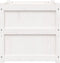 vidaXL - Plantenbak - 60x60x60 - cm - massief - grenenhout - wit