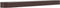 vidaXL - Plantenbak - 620x80x36 - cm - gepoedercoat - staal - bruin