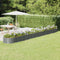vidaXL - Plantenbak - 620x80x36 - cm - gepoedercoat - staal - grijs