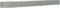 vidaXL - Plantenbak - 620x80x36 - cm - gepoedercoat - staal - zilverkleurig
