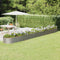 vidaXL - Plantenbak - 620x80x36 - cm - gepoedercoat - staal - zilverkleurig