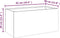 vidaXL - Plantenbak - 62x30x29 - cm - cortenstaal