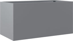 vidaXL - Plantenbak - 62x30x29 - cm - gegalvaniseerd - staal - zilverkleurig