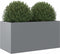 vidaXL - Plantenbak - 62x30x29 - cm - gegalvaniseerd - staal - zilverkleurig