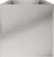 vidaXL - Plantenbak - 62x30x29 - cm - roestvrij - staal - zilverkleurig
