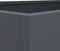 vidaXL - Plantenbak - 62x30x29 - cm - staal - antracietkleurig