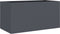 vidaXL - Plantenbak - 62x30x29 - cm - staal - antracietkleurig