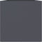 vidaXL - Plantenbak - 62x30x29 - cm - staal - antracietkleurig