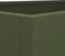vidaXL - Plantenbak - 62x30x29 - cm - staal - olijfgroen