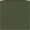 vidaXL - Plantenbak - 62x30x29 - cm - staal - olijfgroen
