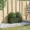 vidaXL - Plantenbak - 62x30x29 - cm - staal - olijfgroen