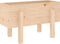 vidaXL - Plantenbak - 62x30x38 - cm - massief - grenenhout
