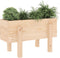 vidaXL - Plantenbak - 62x30x38 - cm - massief - grenenhout