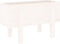 vidaXL - Plantenbak - 62x30x38 - cm - massief - grenenhout - wit