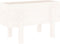 vidaXL - Plantenbak - 62x30x38 - cm - massief - grenenhout - wit