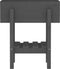 vidaXL - Plantenbak - 62x30x69 - cm - massief - grenenhout - grijs