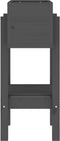 vidaXL - Plantenbak - 62x30x69 - cm - massief - grenenhout - grijs
