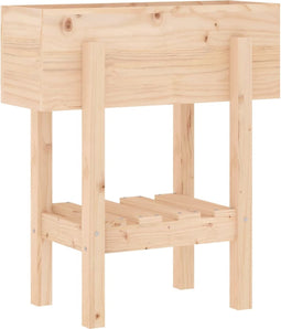 vidaXL - Plantenbak - 62x30x69 - cm - massief - grenenhout