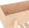 vidaXL - Plantenbak - 62x30x69 - cm - massief - grenenhout