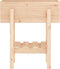 vidaXL - Plantenbak - 62x30x69 - cm - massief - grenenhout